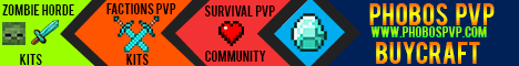 Phobos Craft PVP/Survival Minecraft Server IP