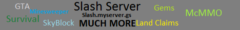 Slash Minecraft Server IP
