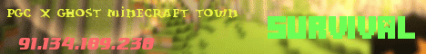 PGC x Ghost Minecraft Town