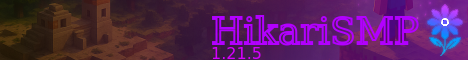 Banner for HikariSMP Minecraft server