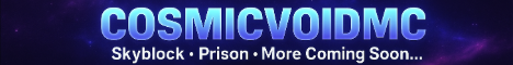 Banner for CosmicVoidMC Minecraft server