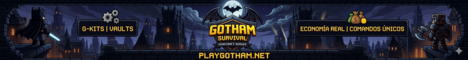 Banner for Gotham Survival Minecraft server