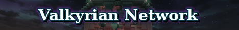 Banner for Valkyrian Network Minecraft server