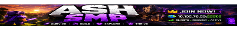 Banner for ASH SMP Minecraft server