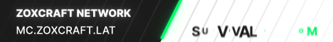 Banner for ZoxCraft Minecraft server