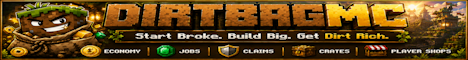 Banner for DirtbagSMP Minecraft server