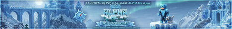 Banner for ALPHA NETWORK  Minecraft server