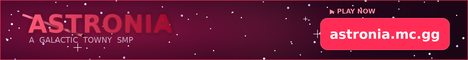 Banner for AstroniaMC Minecraft server