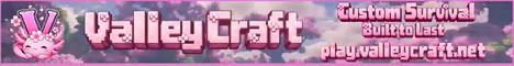 Banner for ValleyCraft Minecraft server