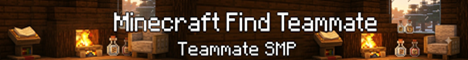 Banner for Minecraft Find Teammate SMP Minecraft server
