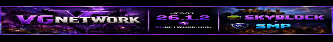Banner for VG Network Minecraft server