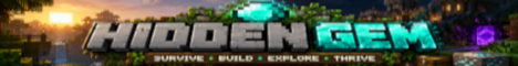 Banner for HiddenGem Minecraft server
