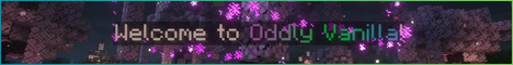 Banner for Oddly Vanilla Minecraft server