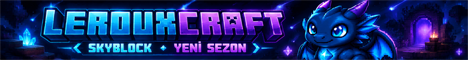 Banner for LerouxCraft Minecraft server