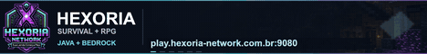 Banner for Hexoria Minecraft server
