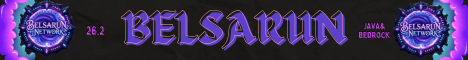 Banner for BELSARUN NETWORK Minecraft server