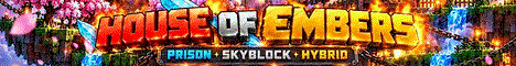 Banner for House of Embers Minecraft server