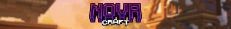 Banner for NovaCraft Minecraft server