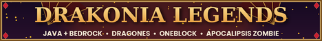 Banner for Drakonia Legends | Java+Bedrock  Minecraft server